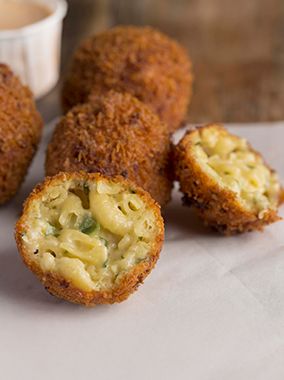 Bolitas de Mac & Cheese Gluten Free